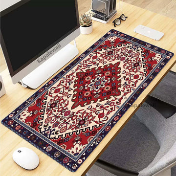 Retro Persian Carpet Mouse Pad for PC Gamer Rubber Keyboard Gaming Speed Mouse Mat Office Desk Mat