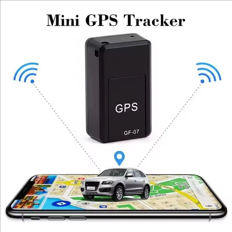 GPS Tracker GF07: Mini Magnetic Vehicle Locator for Motorcycles, Pets, Children, and Seniors with Mobile App Integration